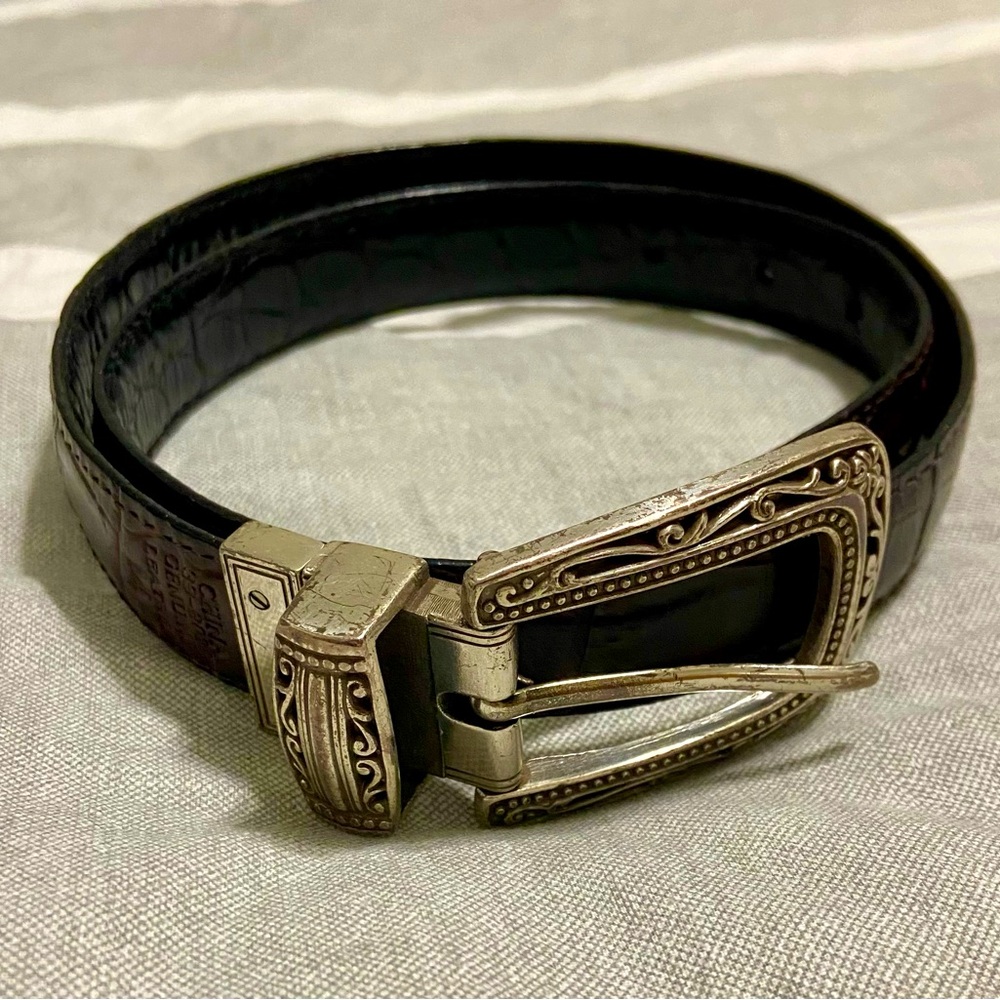 Woman’s Leather Brown Western style Belt M